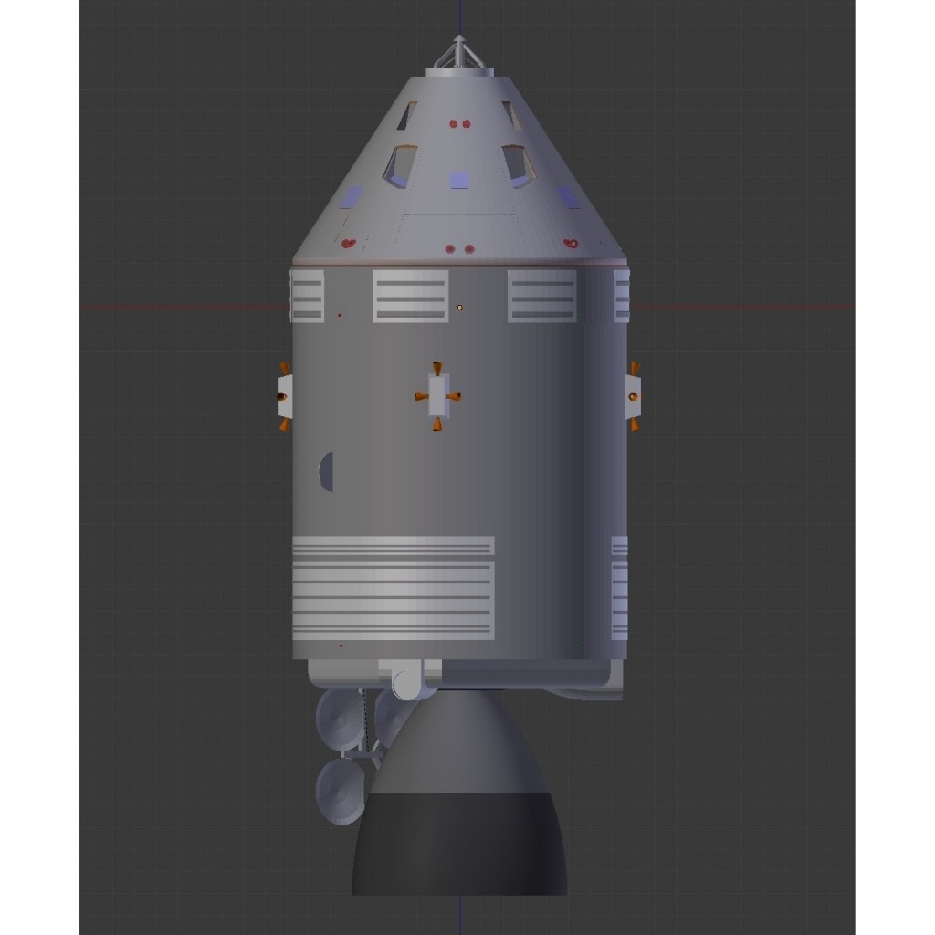 Apollo 3D: Command Module and Service Module  Block 2  preview image 2